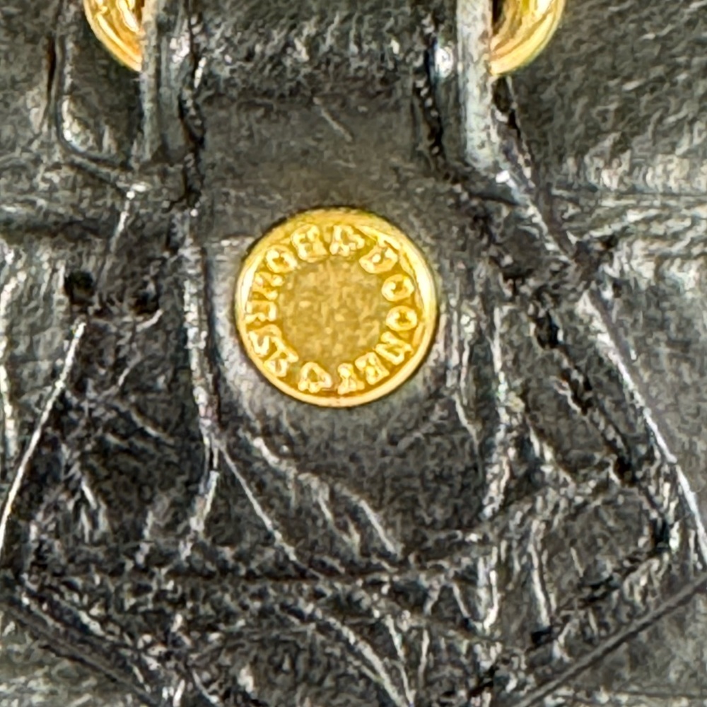 Dooney & Bourke Italian Leather Croc Embossed Rare Satchel - Made in Italy - Picture 6 of 11
